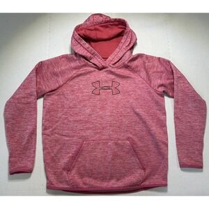 Under Armour Sweatshirt Hoodie Women's Size Medium M Heather Pink Storm 1